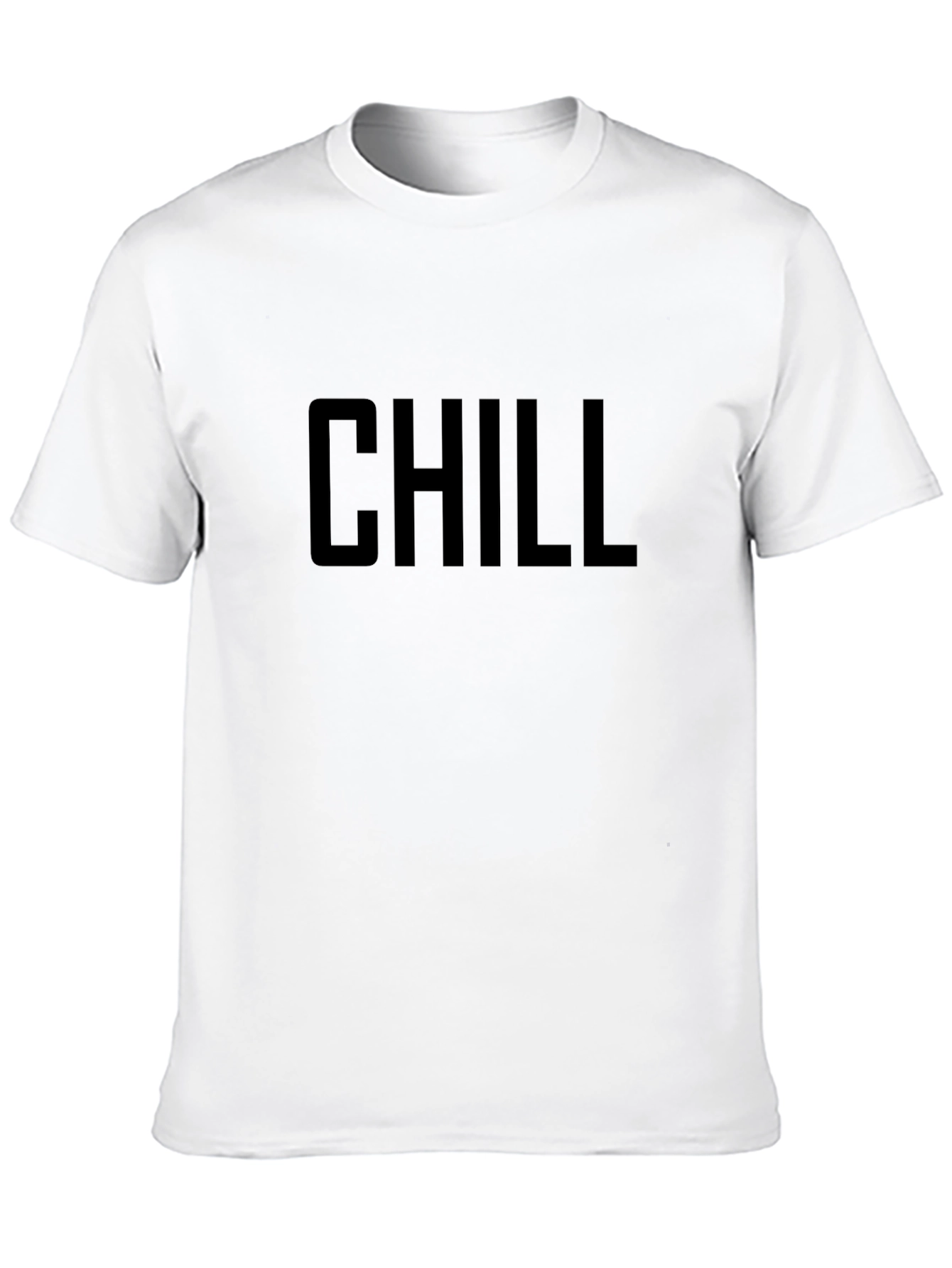 Chill Black T-Shirt - Relaxed & Stylish
