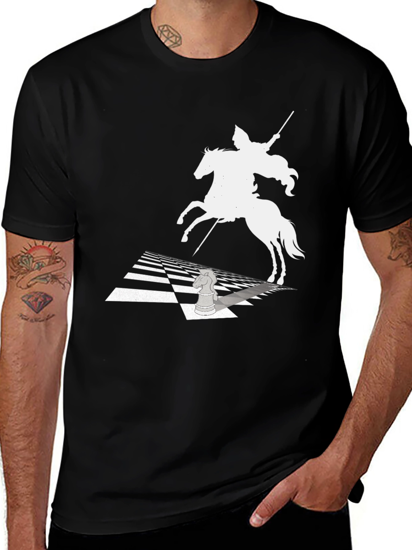 Chess Knight T-Shirt - Ride to Victory!