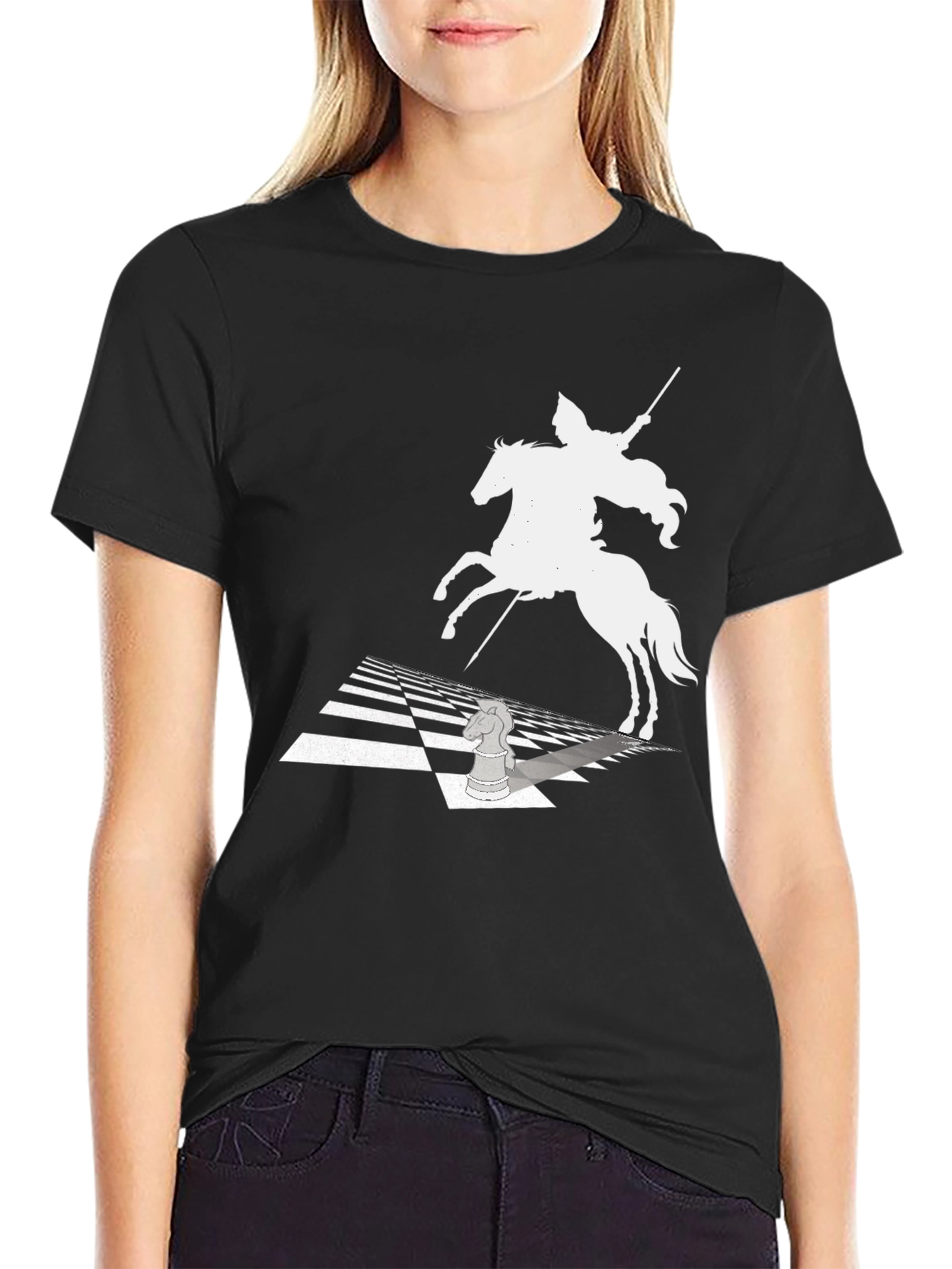 Chess Knight T-Shirt - Ride to Victory!