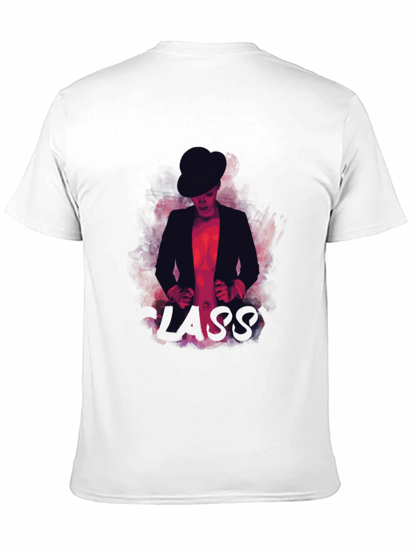 Classy Mans Graphic T-Shirt - Black