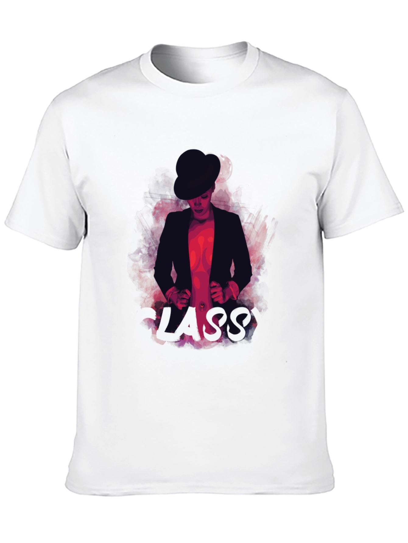 Classy Mans Graphic T-Shirt - Black