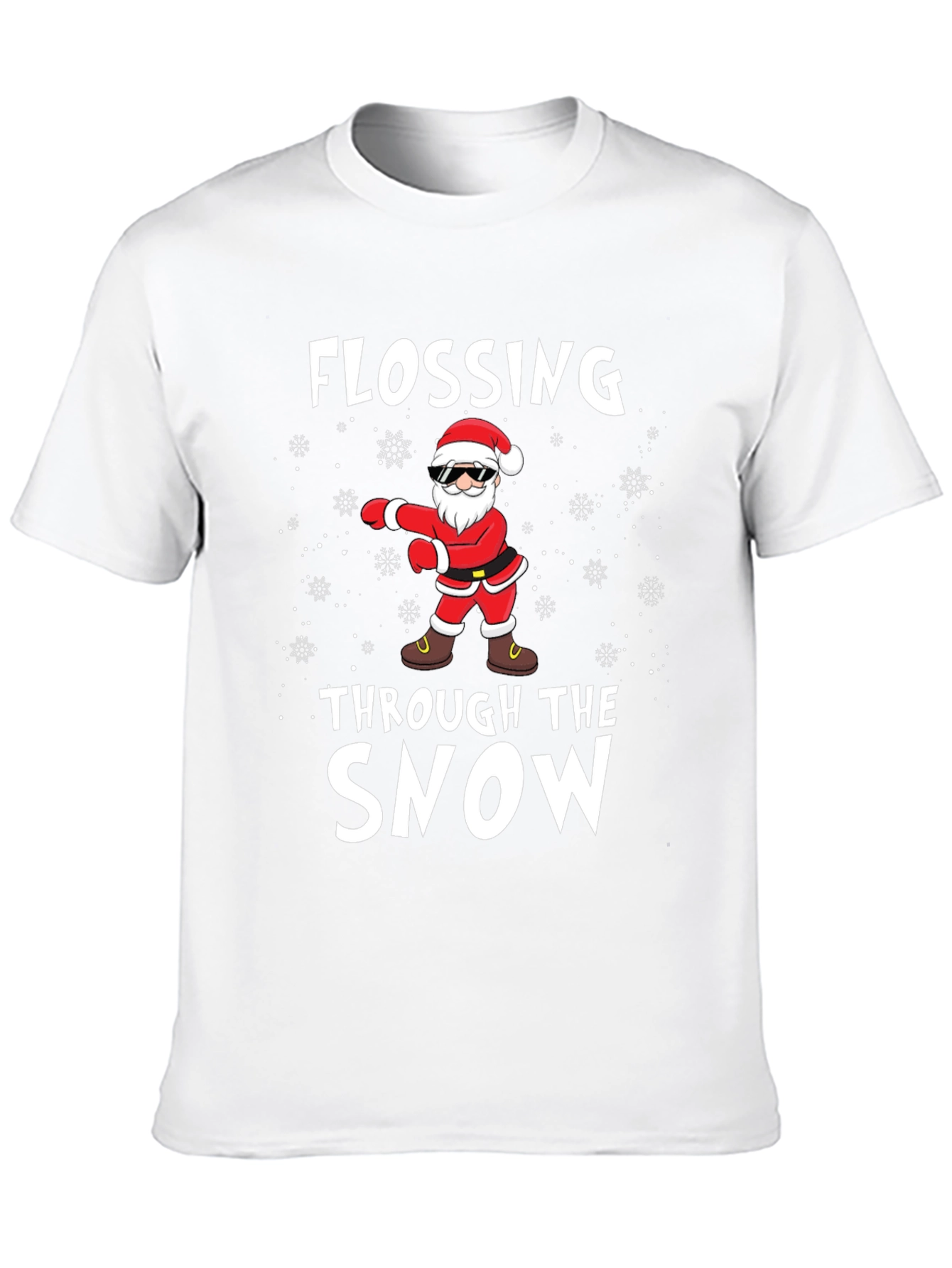 Flossing Santa T-Shirt - Holiday Fun