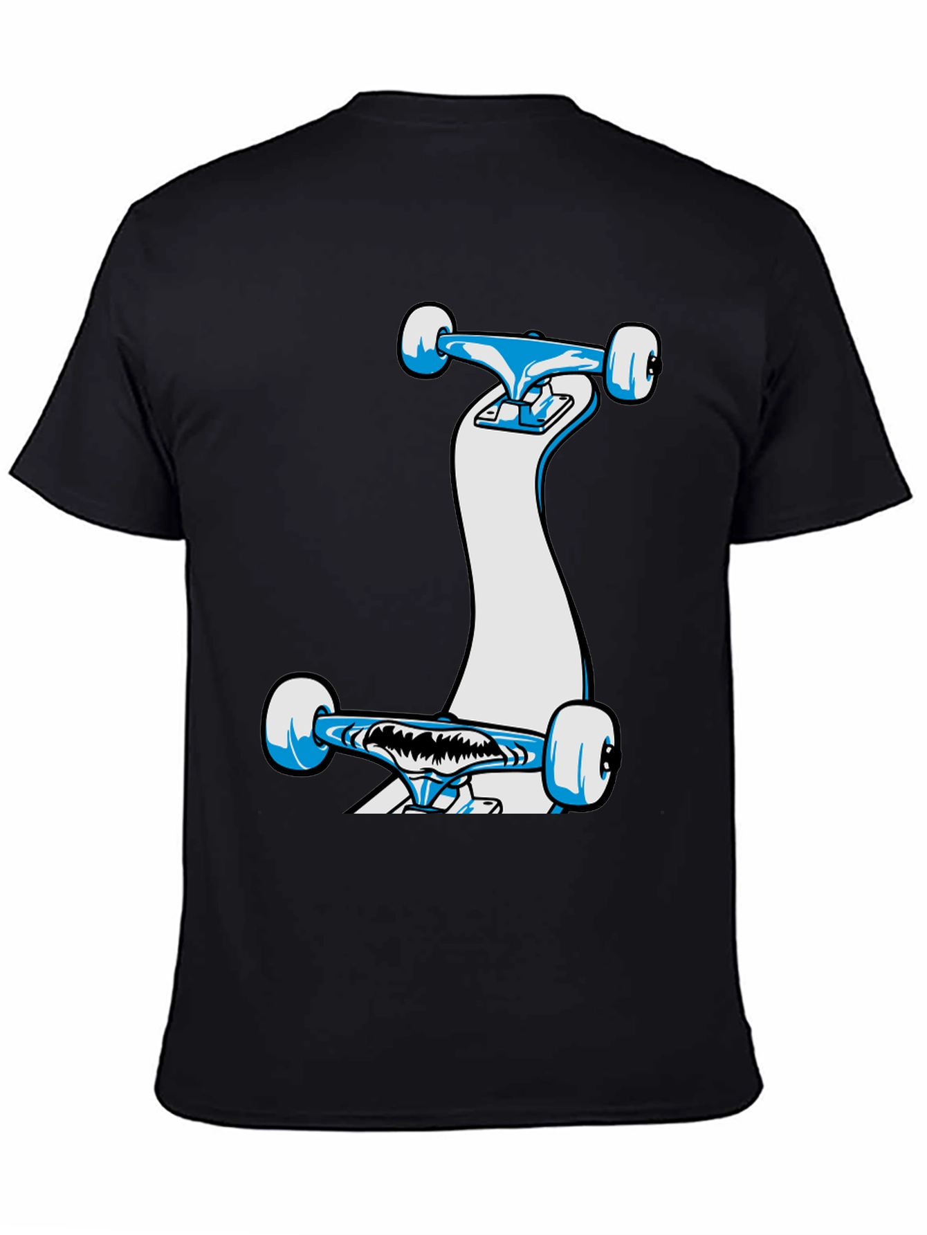 Skateboard Graphic Black T-Shirt
