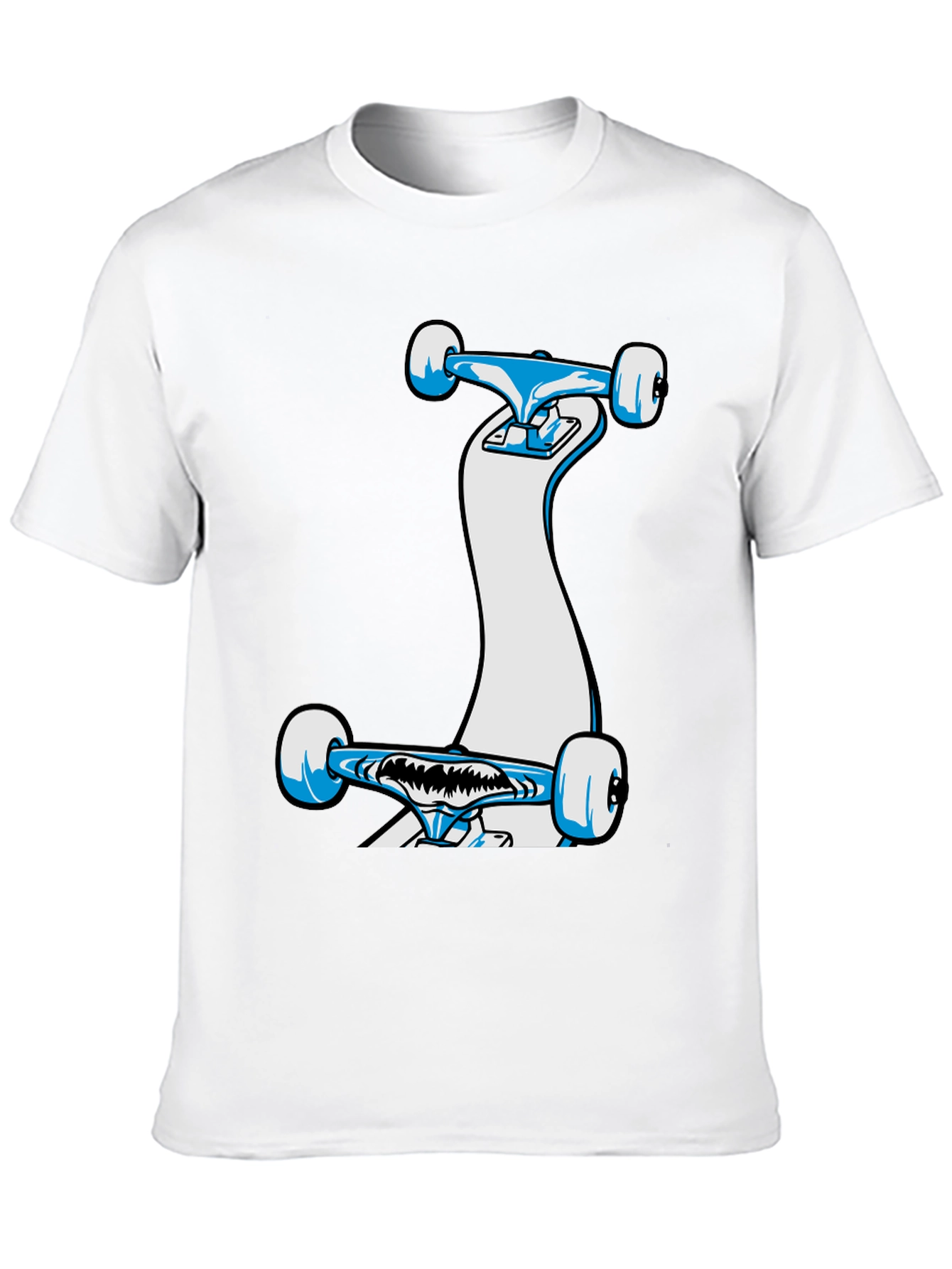 Skateboard Graphic Black T-Shirt