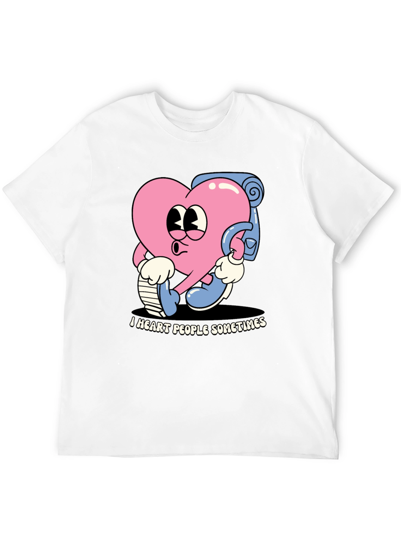 I Heart People Sometimes Graphic Tee