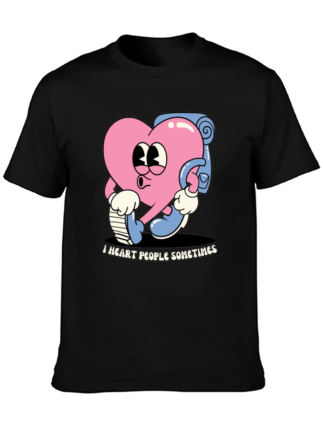 I Heart People Sometimes Graphic Tee