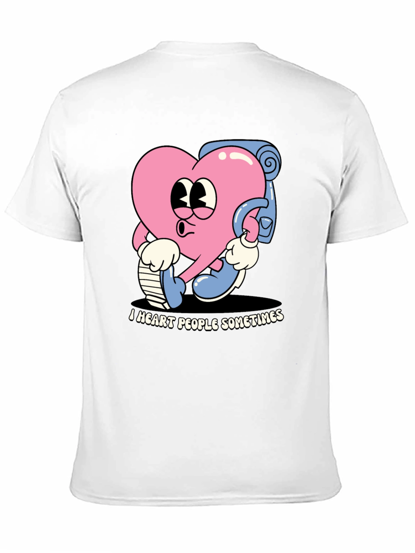 I Heart People Sometimes Graphic Tee