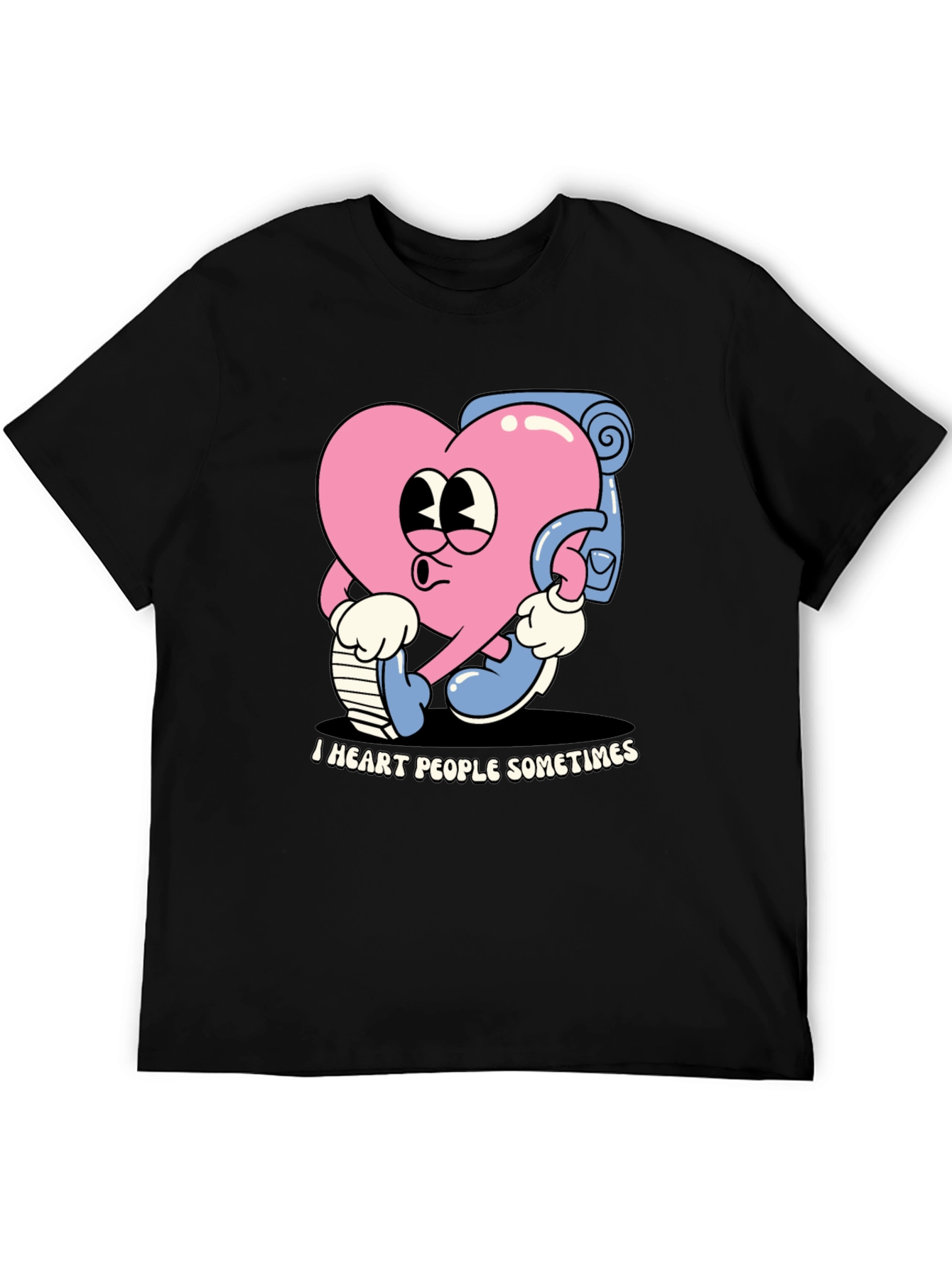 I Heart People Sometimes Graphic Tee