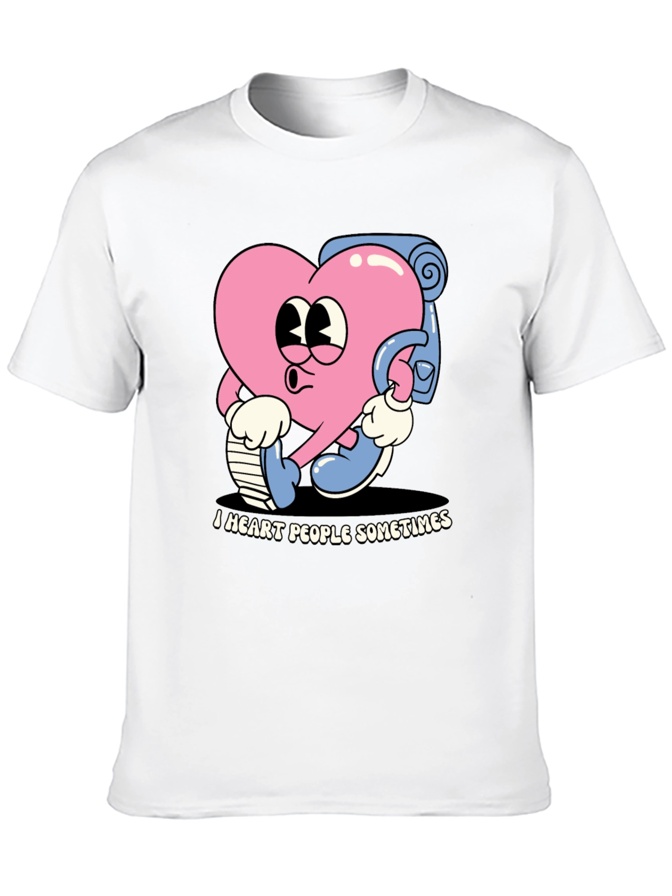 I Heart People Sometimes Graphic Tee