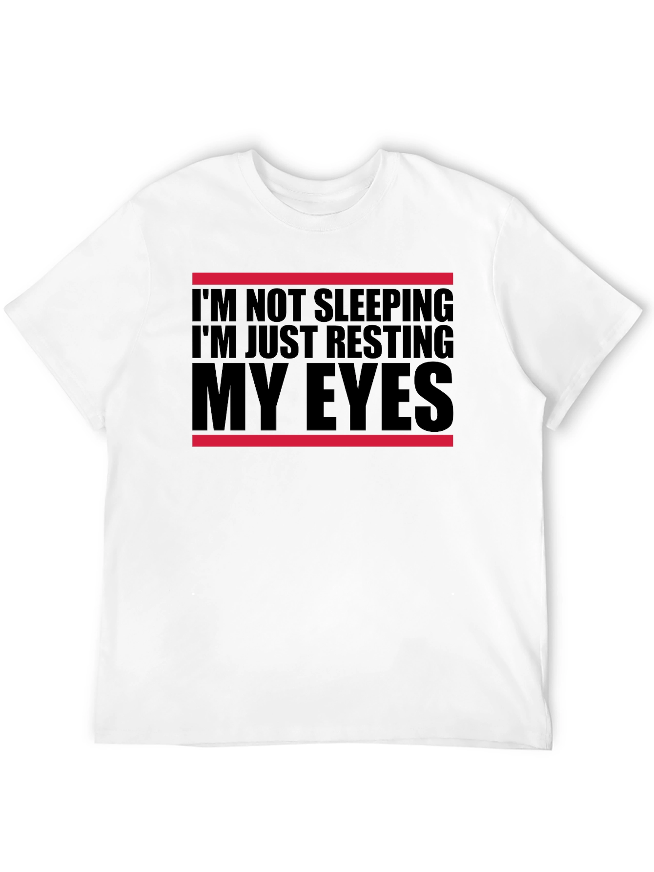 Resting My Eyes Funny T-Shirt - Black