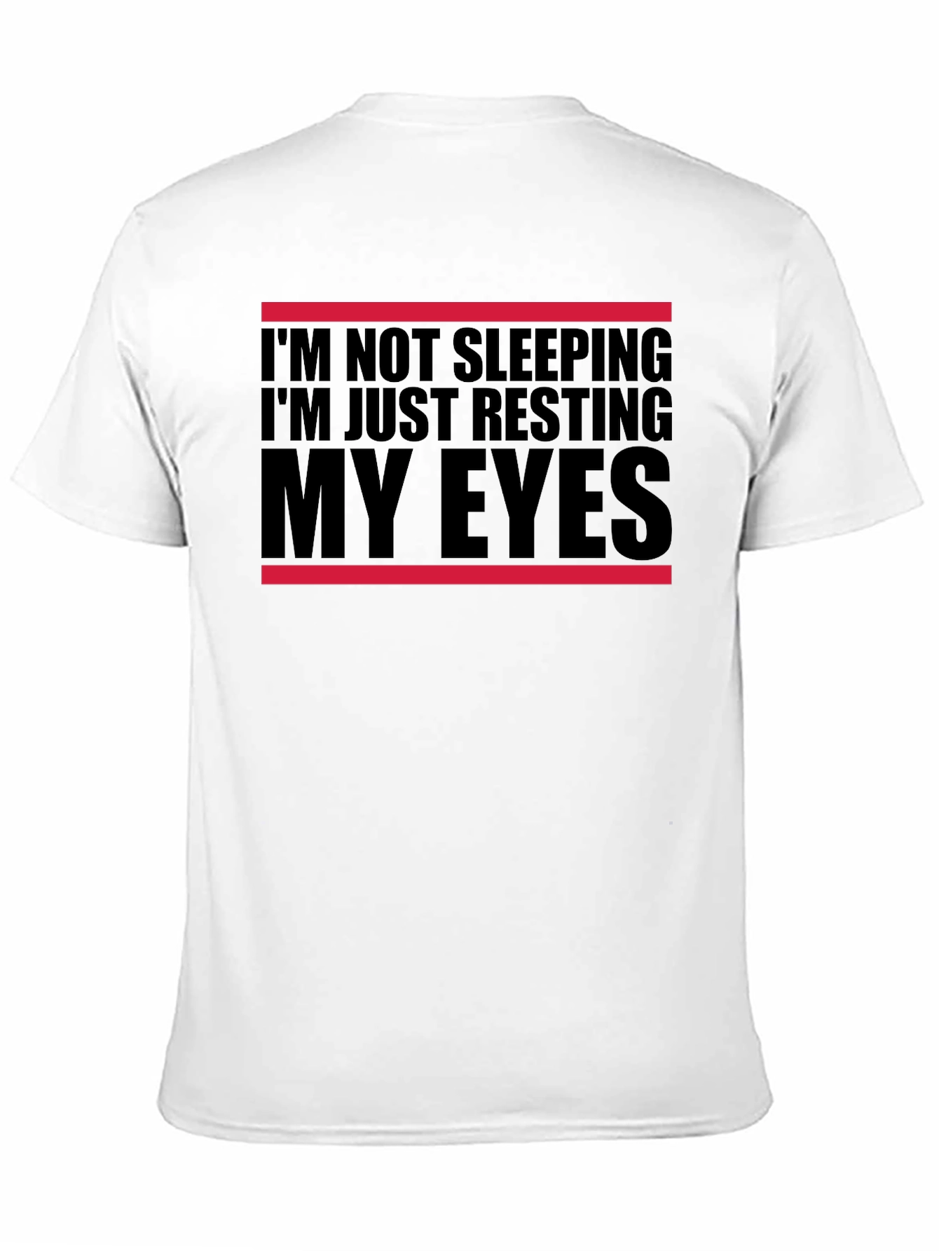 Resting My Eyes Funny T-Shirt - Black