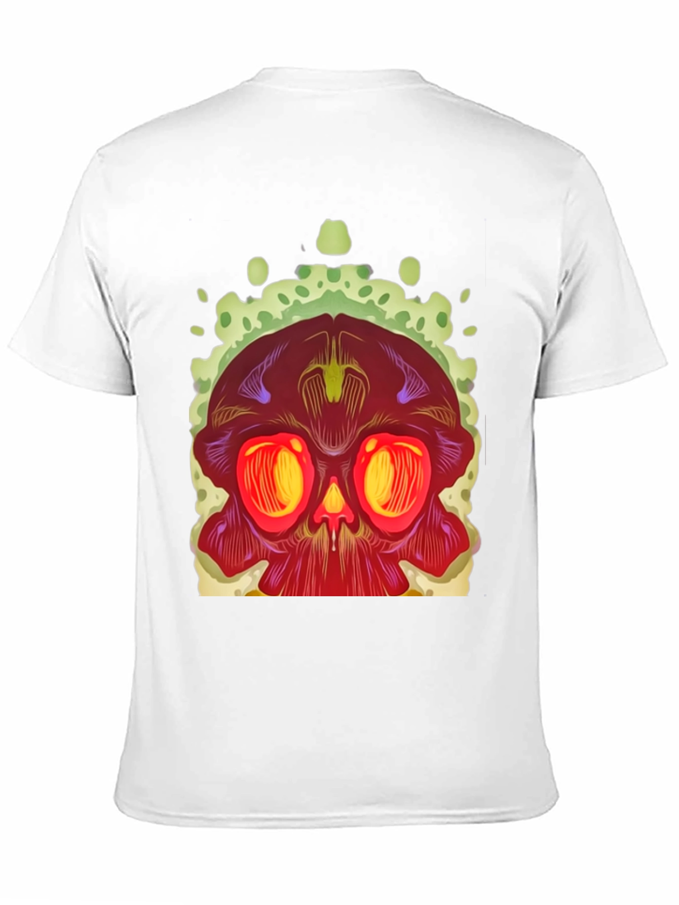 Skull Graphic Print Black T-Shirt