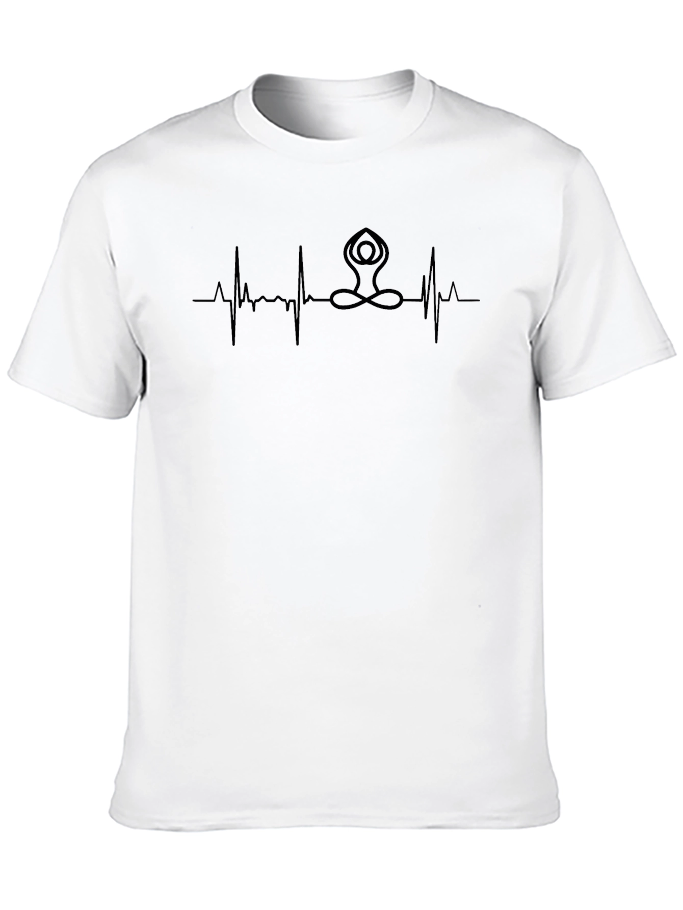 Yoga Heartbeat T-Shirt - Meditate in Style!