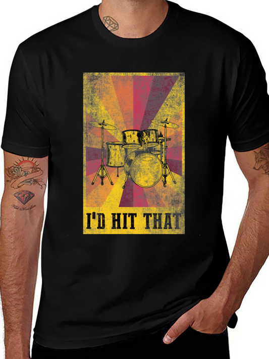 Id Hit That Drum Set T-Shirt