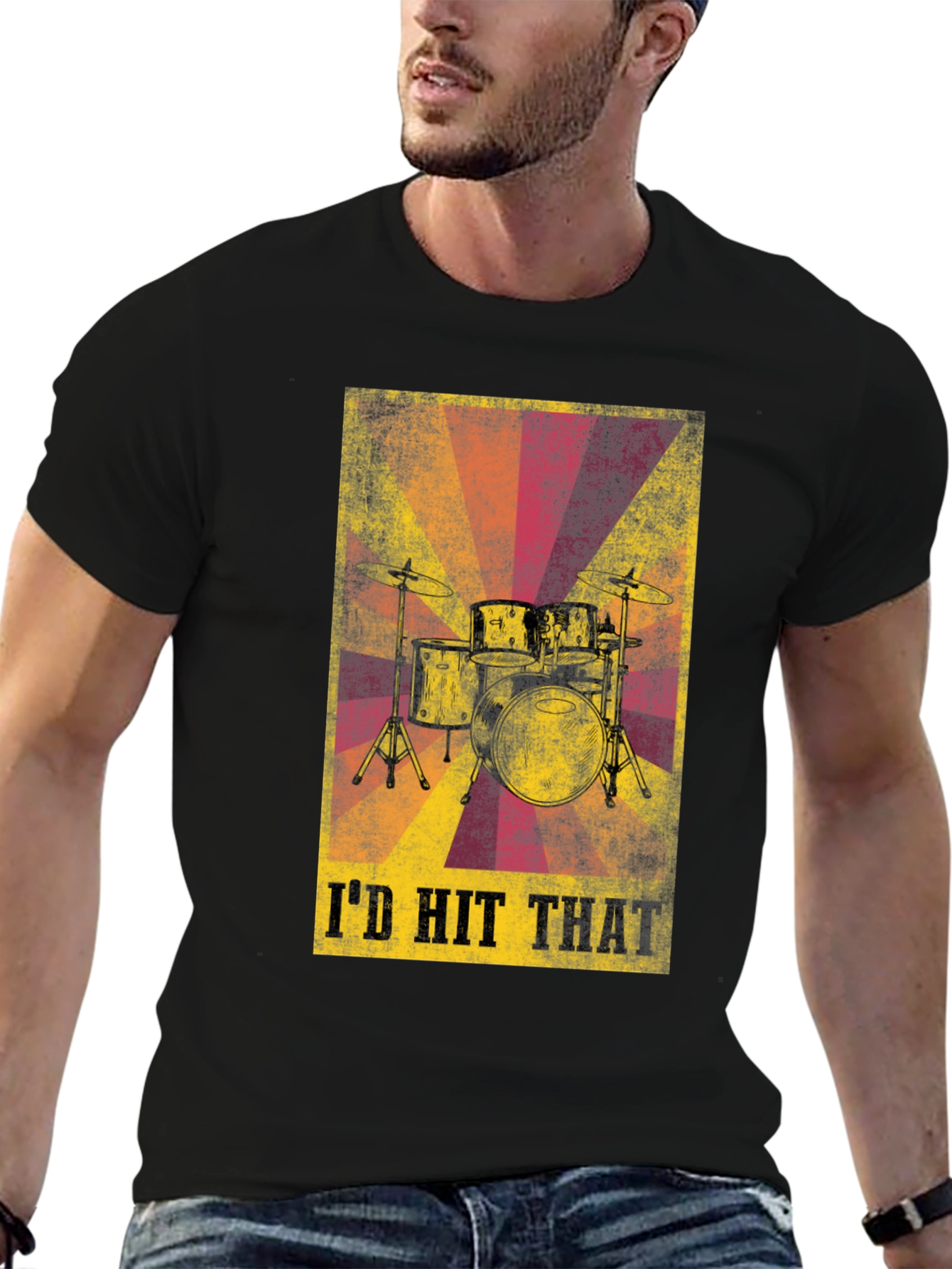 Id Hit That Drum Set T-Shirt