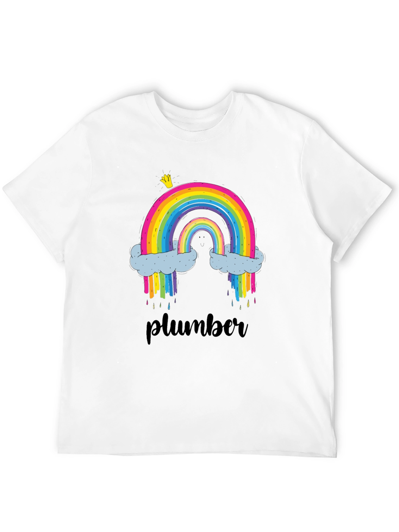 Rainbow Plumber T-Shirt - Fun & Unique Design