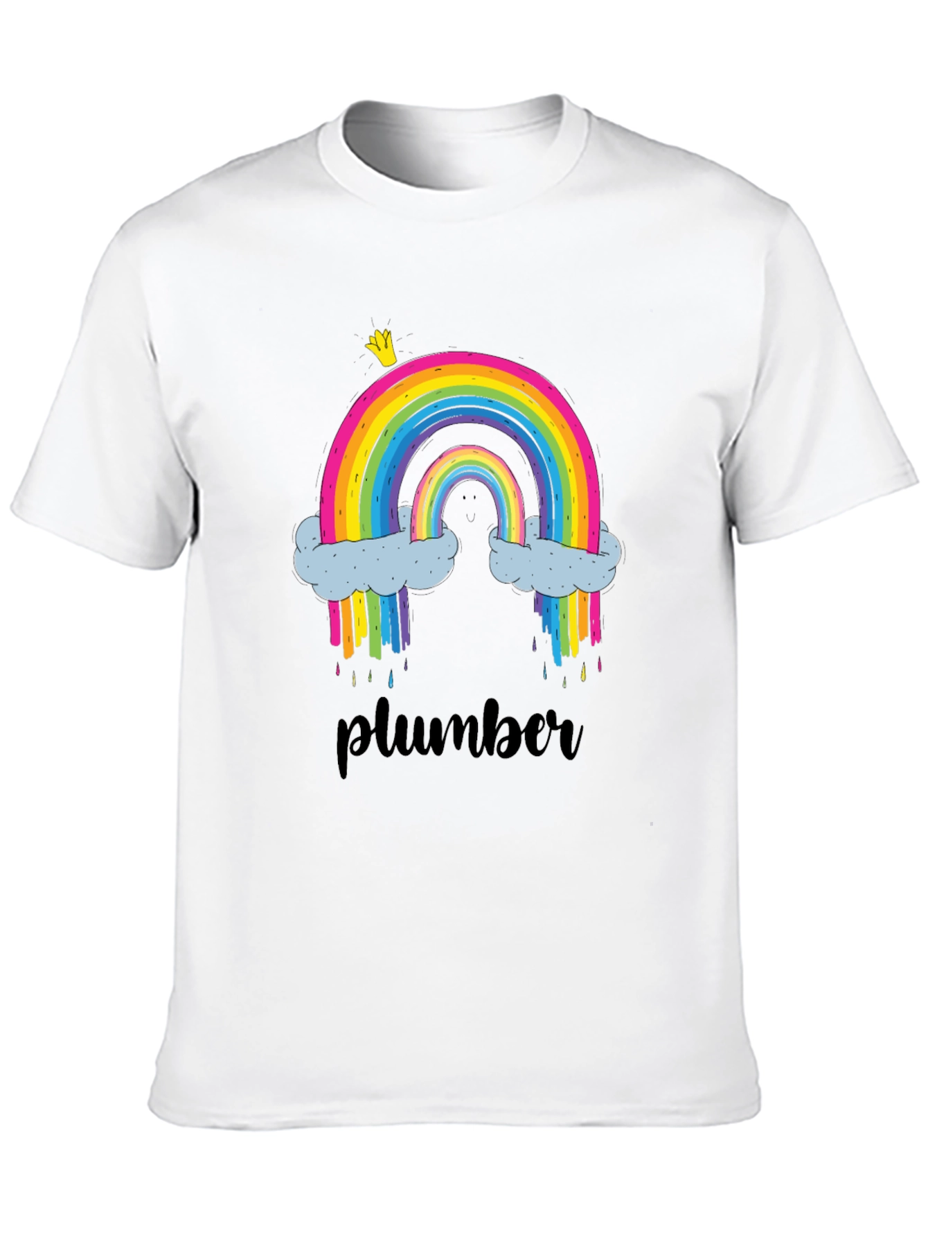 Rainbow Plumber T-Shirt - Fun & Unique Design