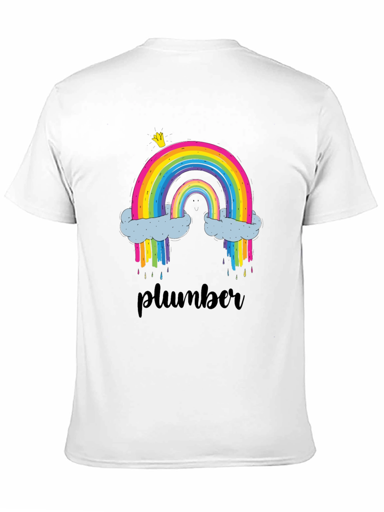 Rainbow Plumber T-Shirt - Fun & Unique Design