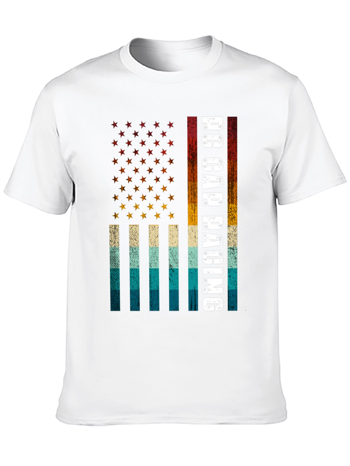 RC Car Racing American Flag T-Shirt