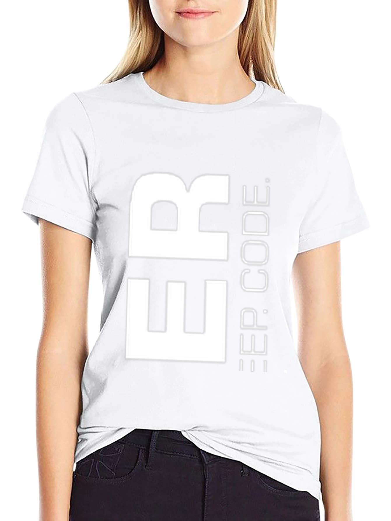 Deep Code T-Shirt - Modern Black Tee