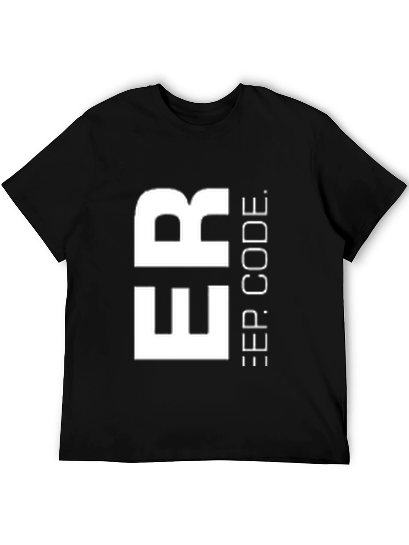 Deep Code T-Shirt - Modern Black Tee