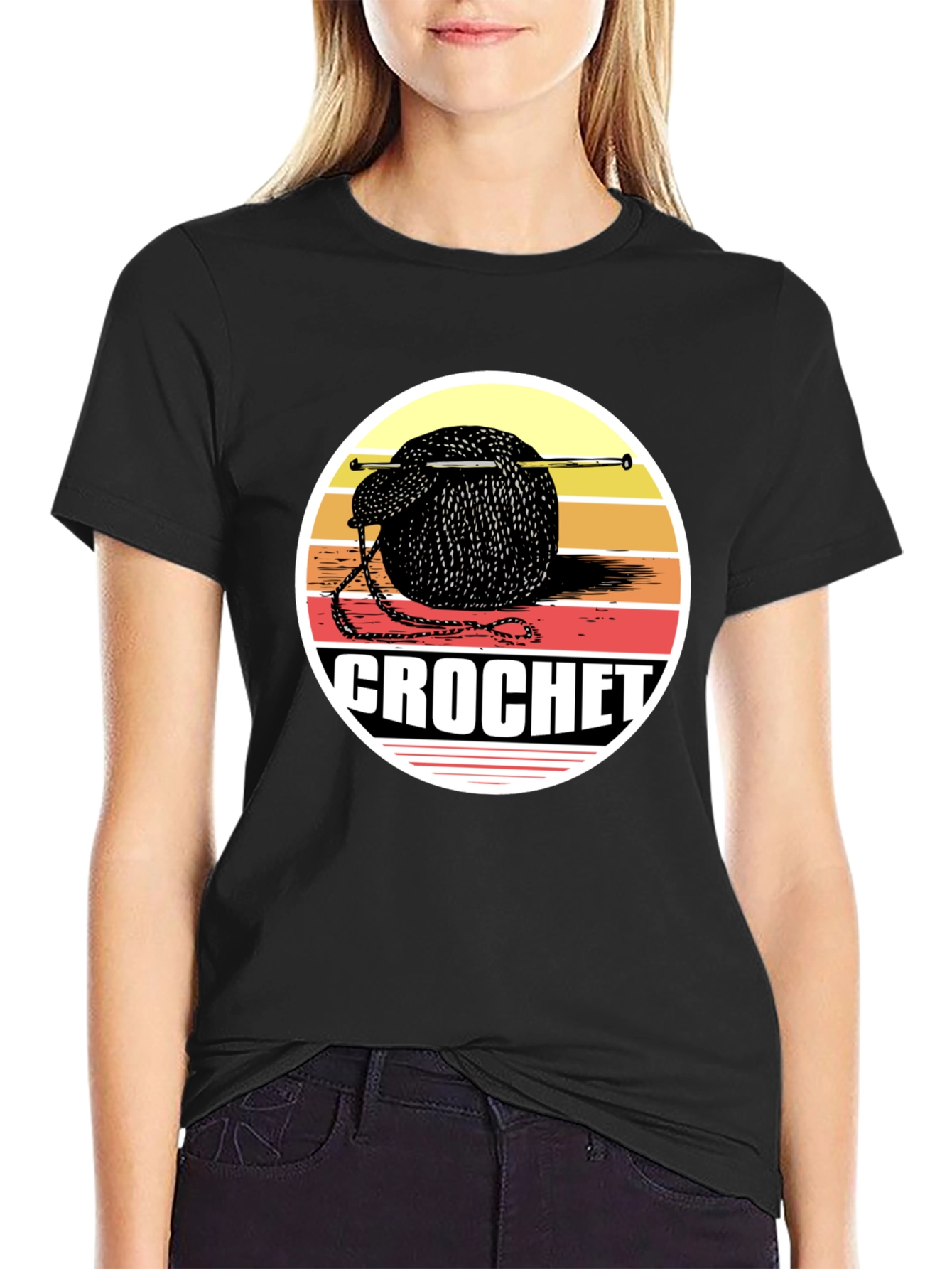 Crochet Yarn Ball Graphic Tee