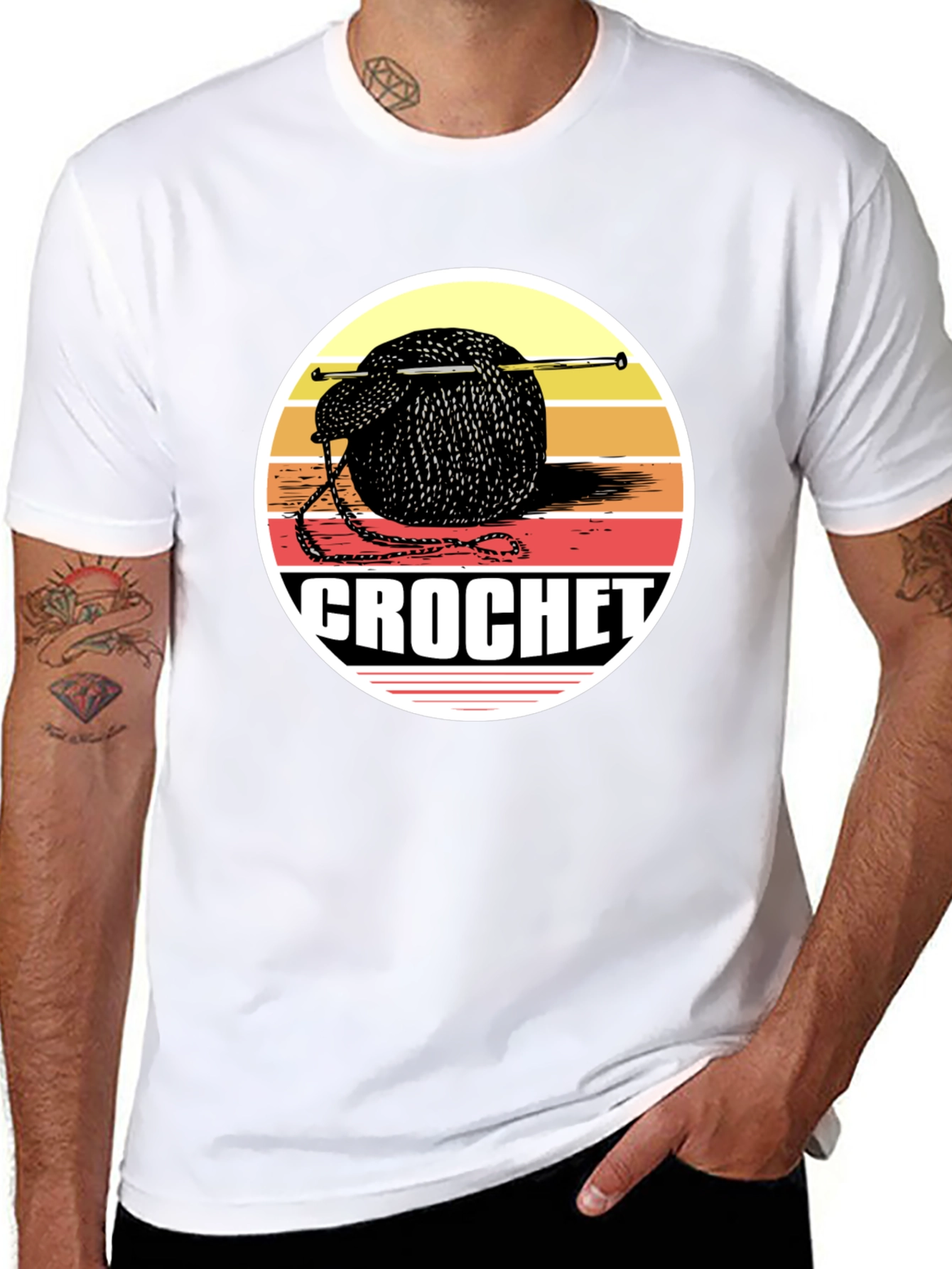 Crochet Yarn Ball Graphic Tee
