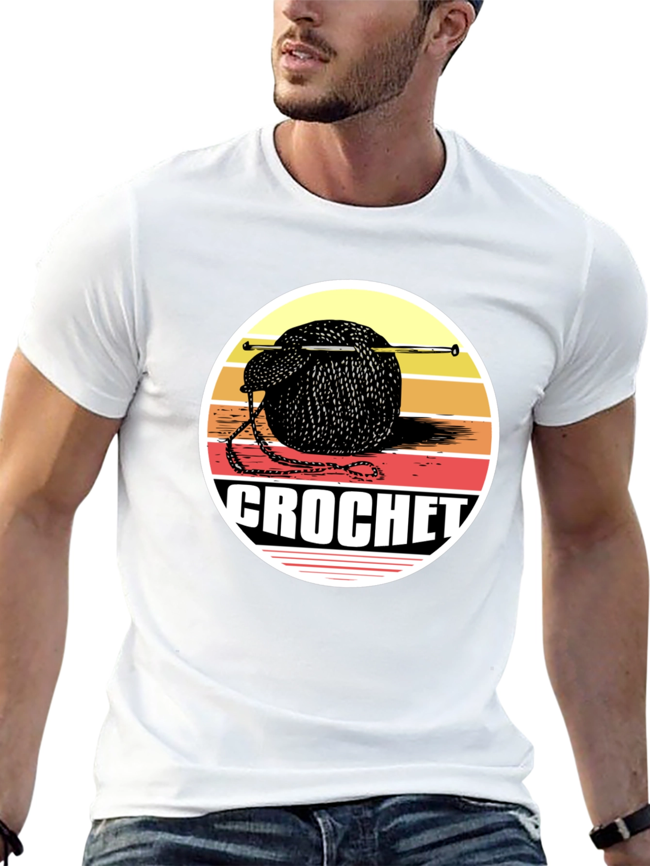 Crochet Yarn Ball Graphic Tee