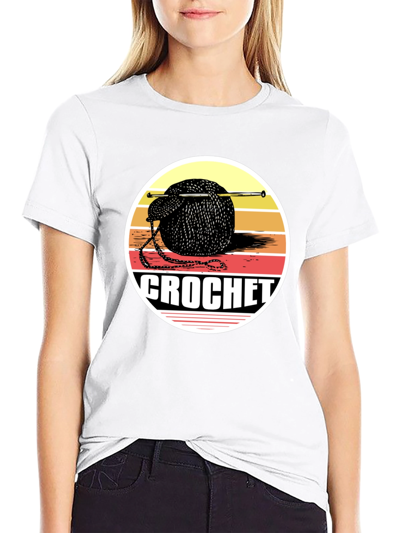 Crochet Yarn Ball Graphic Tee