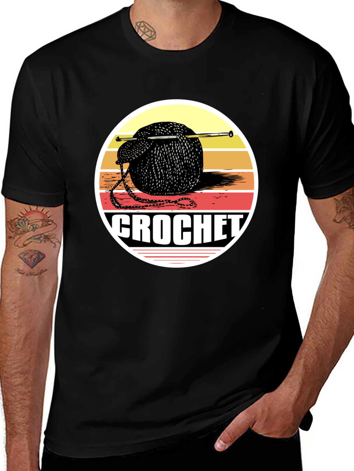 Crochet Yarn Ball Graphic Tee