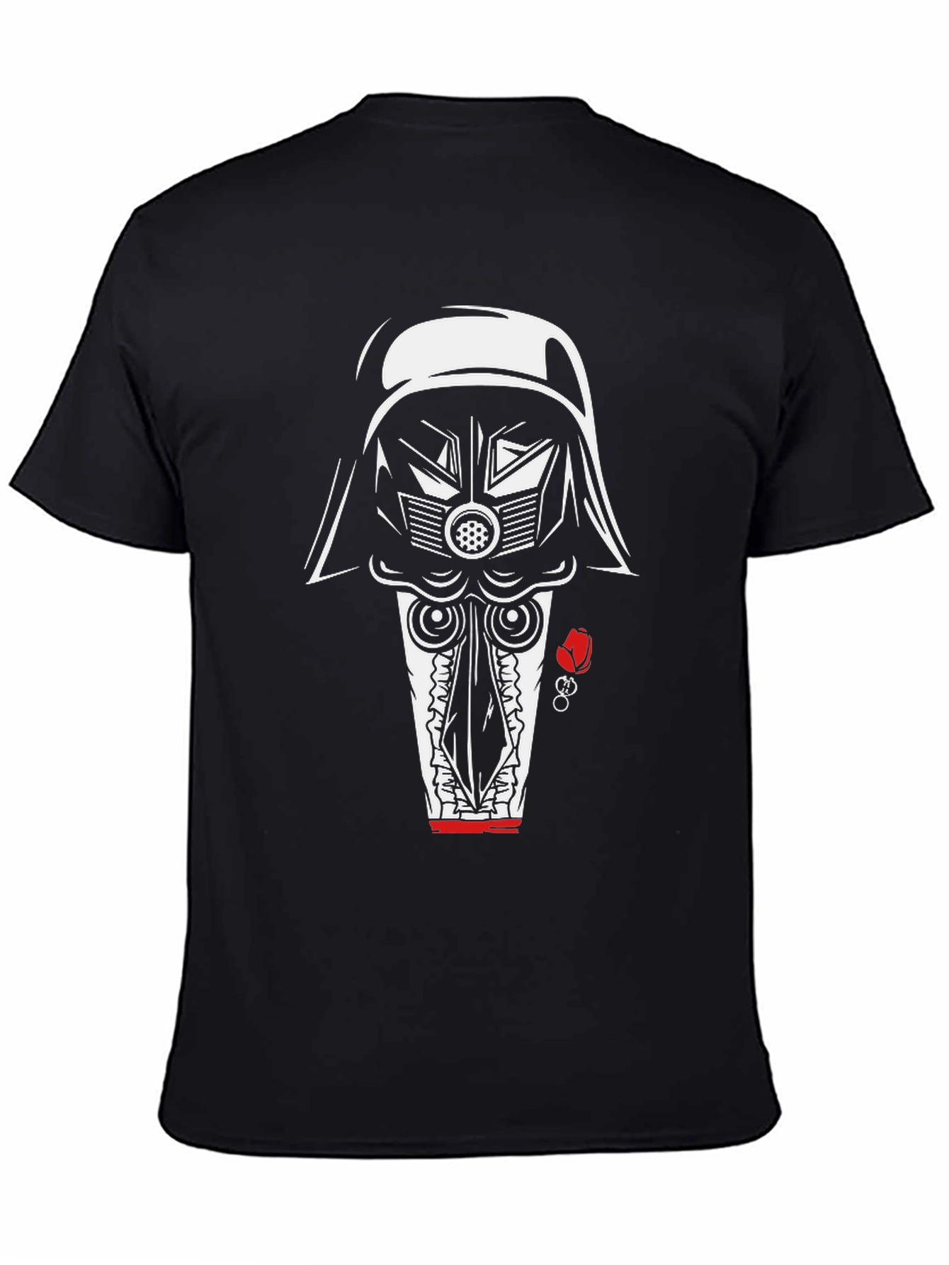 Darth Vader Playing Card Mens T-Shirt