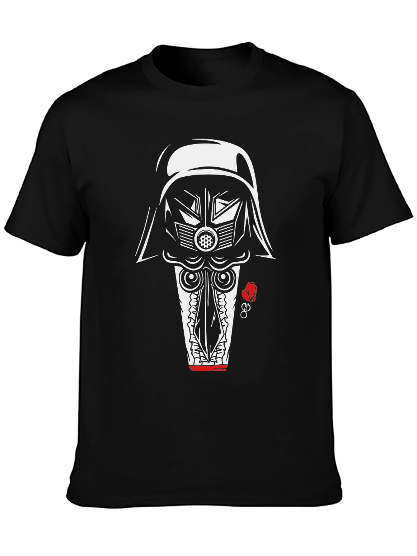 Darth Vader Playing Card Mens T-Shirt