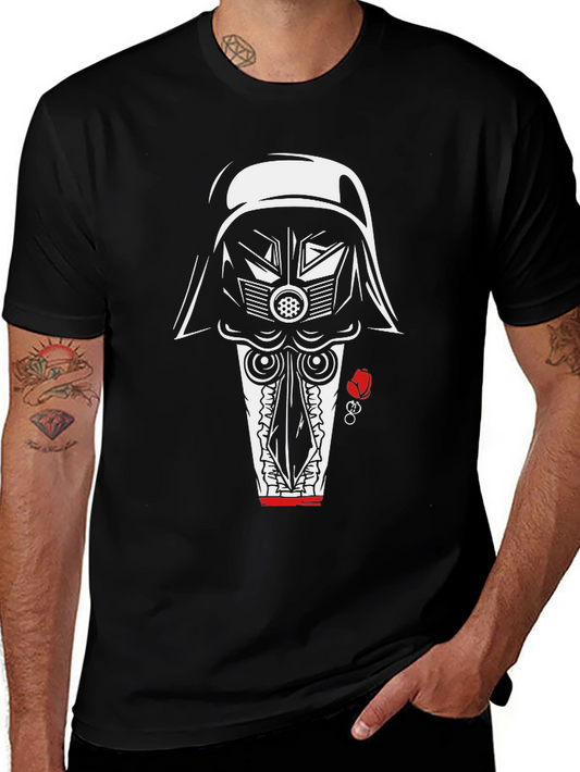 Darth Vader Playing Card Mens T-Shirt