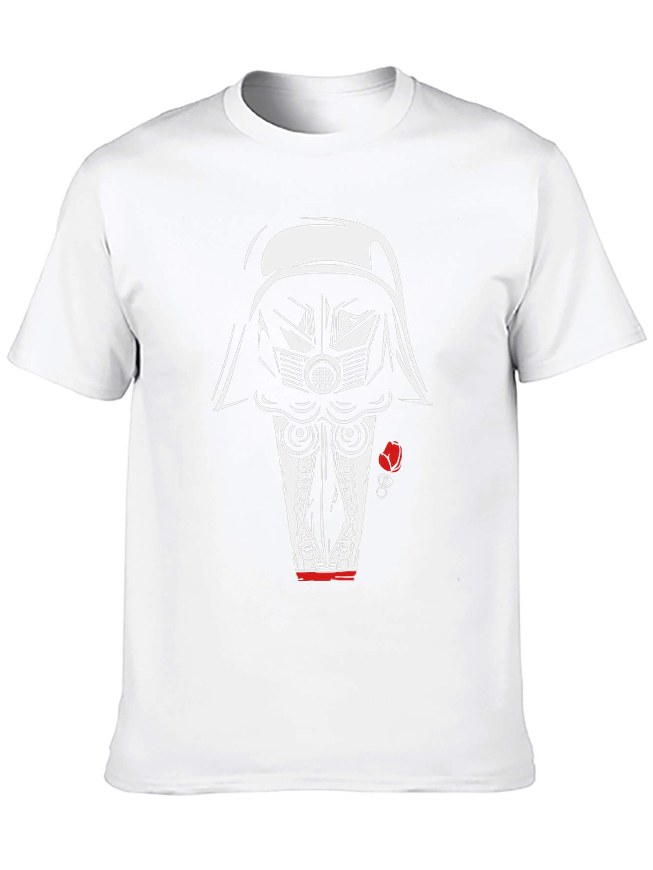 Darth Vader Playing Card Mens T-Shirt