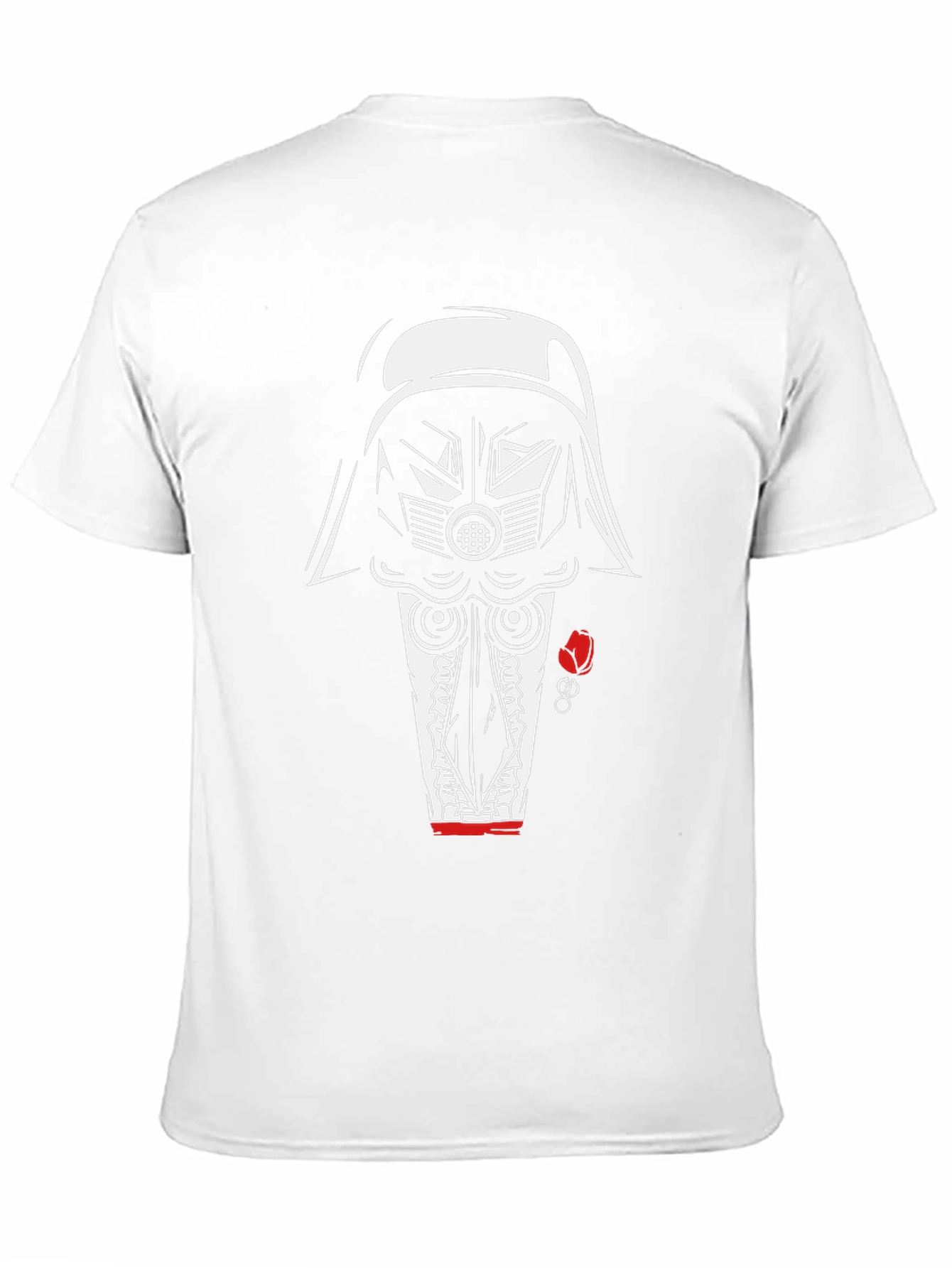 Darth Vader Playing Card Mens T-Shirt