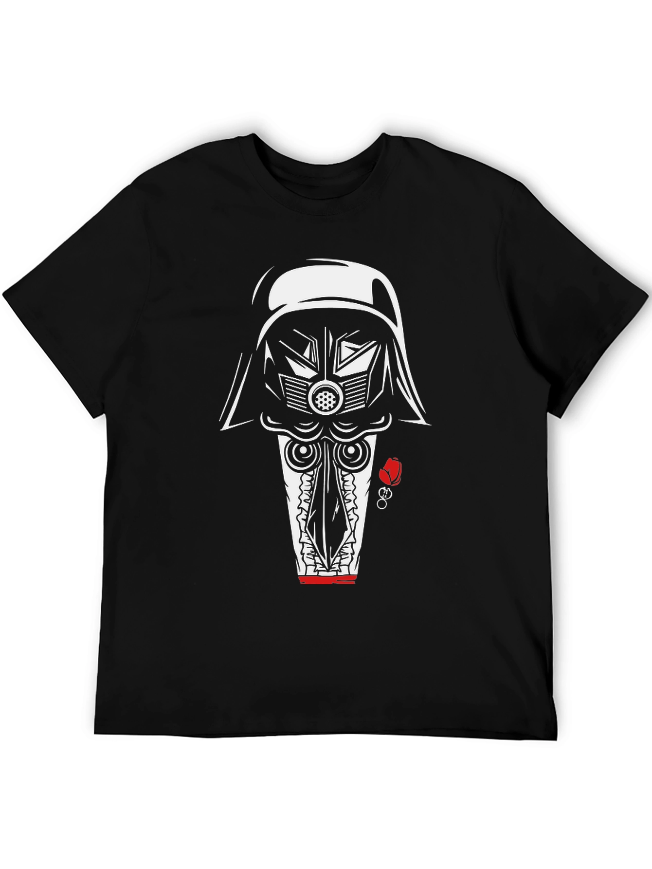 Darth Vader Playing Card Mens T-Shirt
