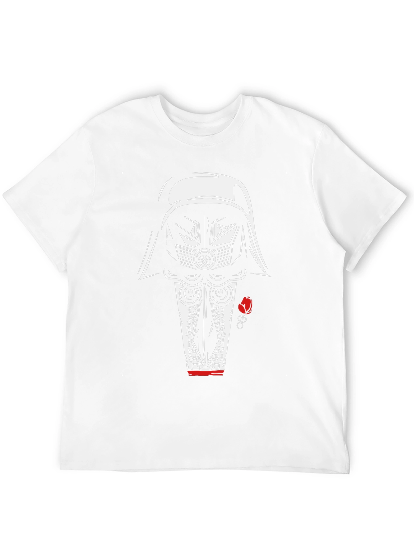 Darth Vader Playing Card Mens T-Shirt