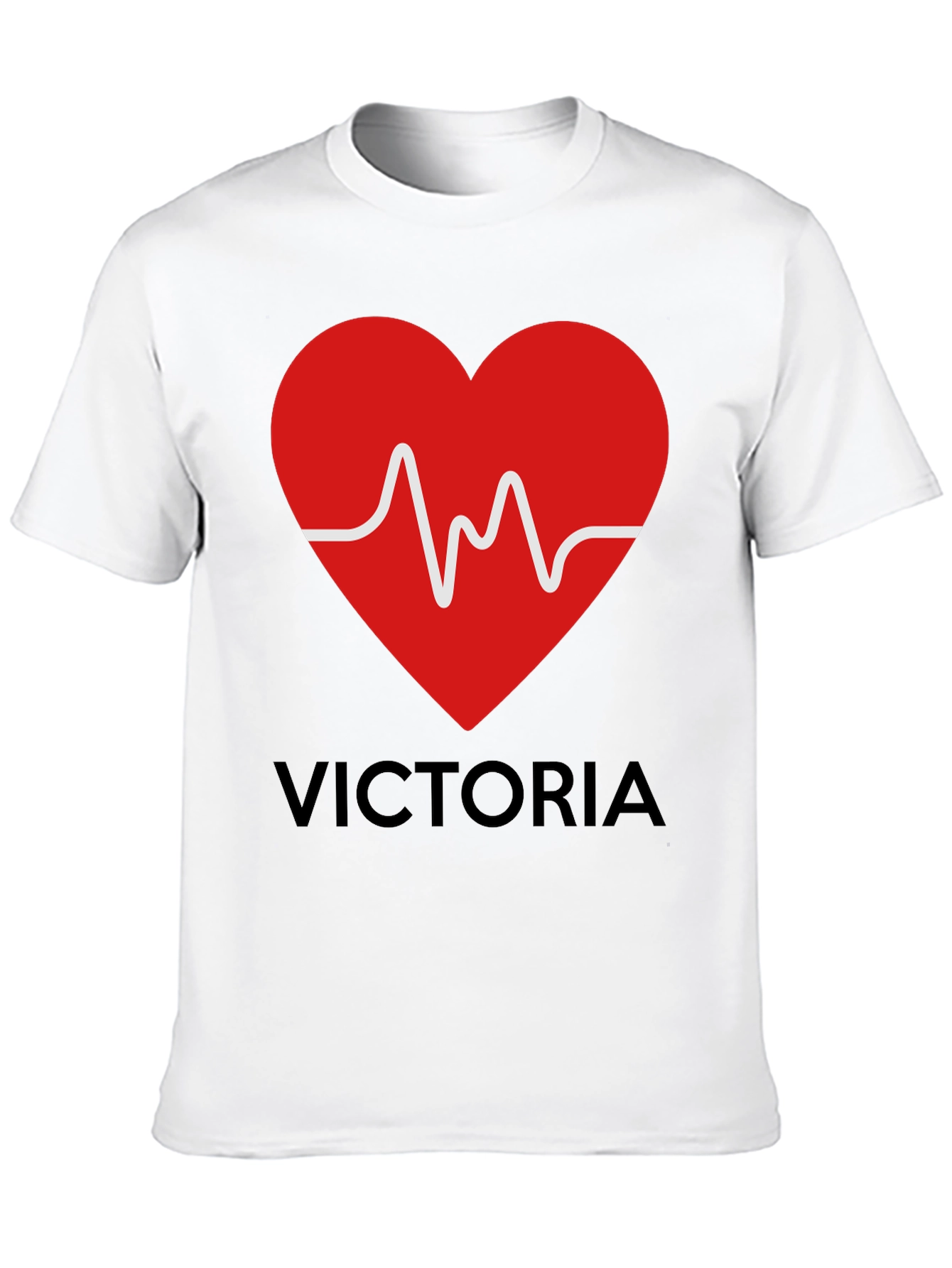 Heartbeat Victoria Personalized T-Shirt