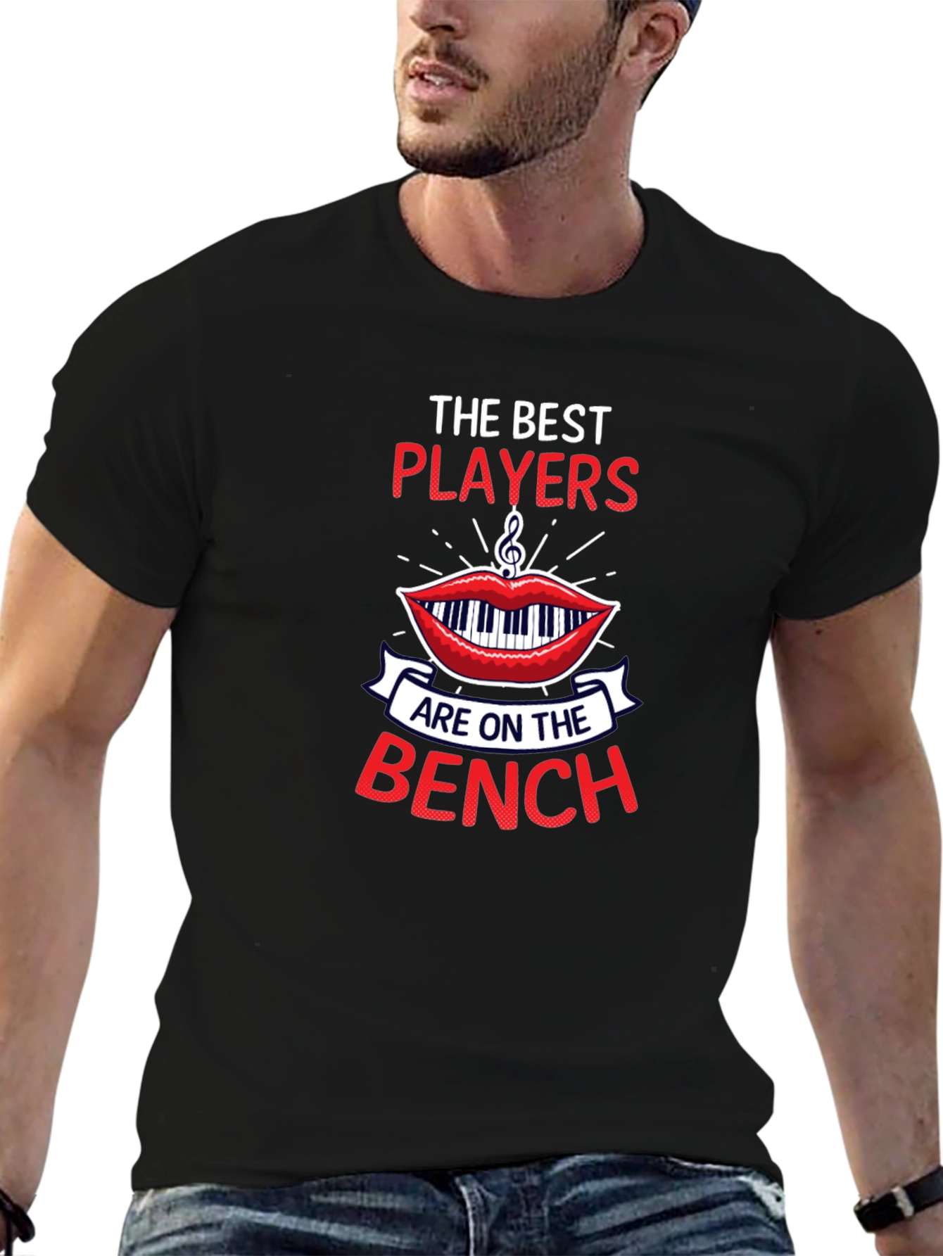 The Best Players Bench T-Shirt - Musical Humor