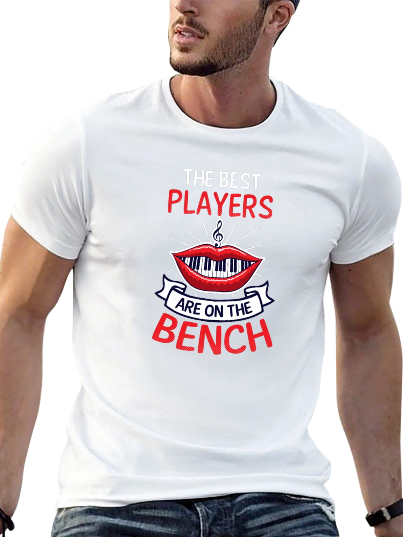 The Best Players Bench T-Shirt - Musical Humor