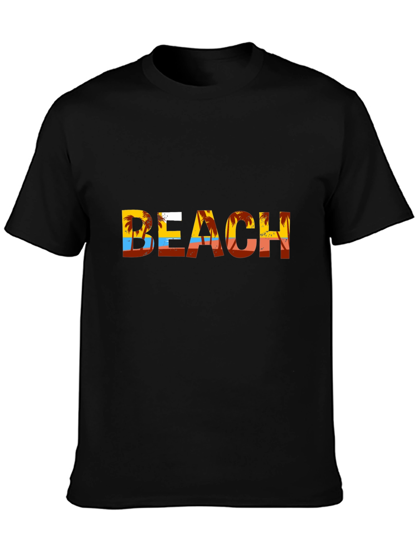 Beach Palm Tree Graphic T-Shirt - Vacation Vibes