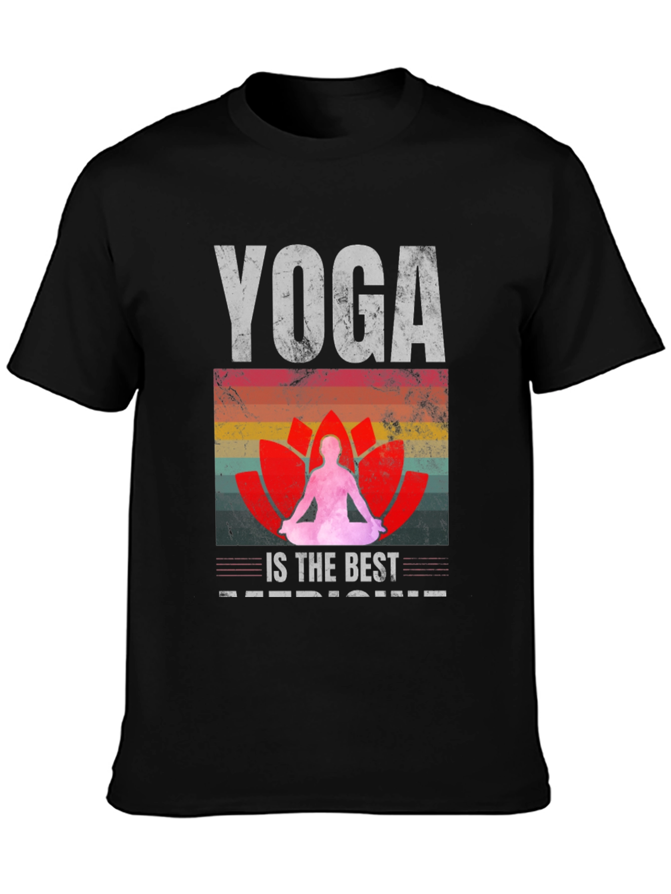 Yoga is the Best Medicine Graphic T-Shirt