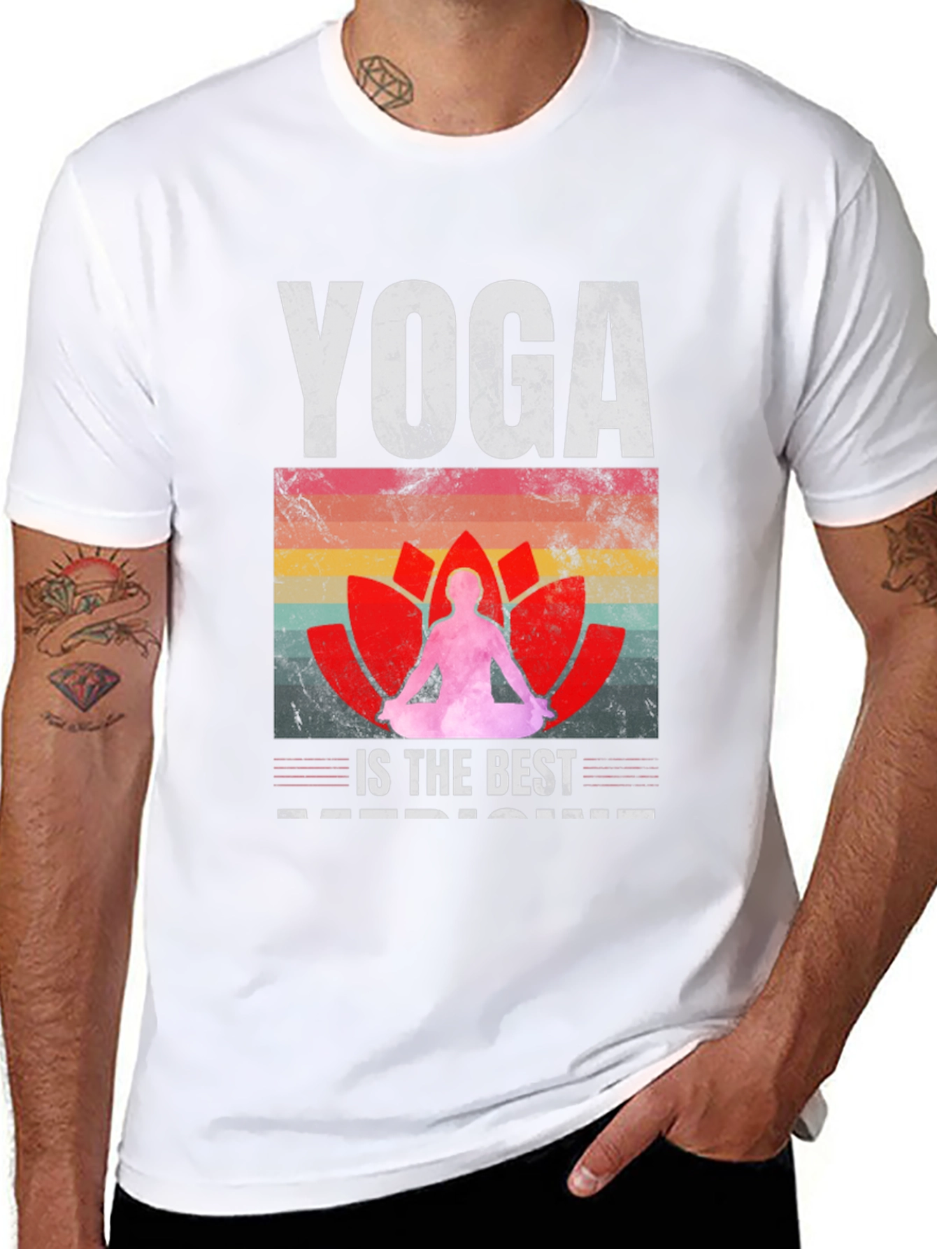 Yoga is the Best Medicine Graphic T-Shirt