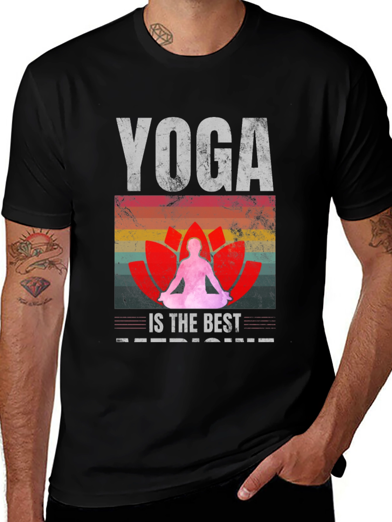 Yoga is the Best Medicine Graphic T-Shirt
