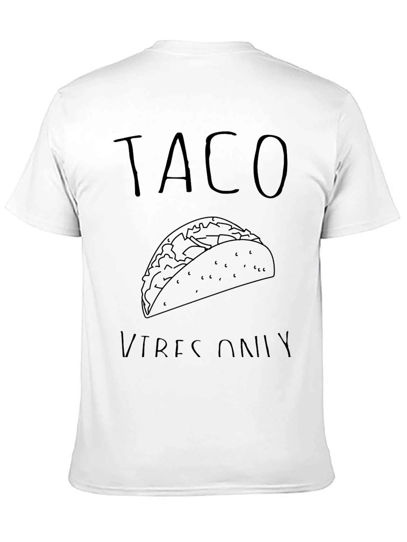 Taco Vibes Only Graphic Tee - Black