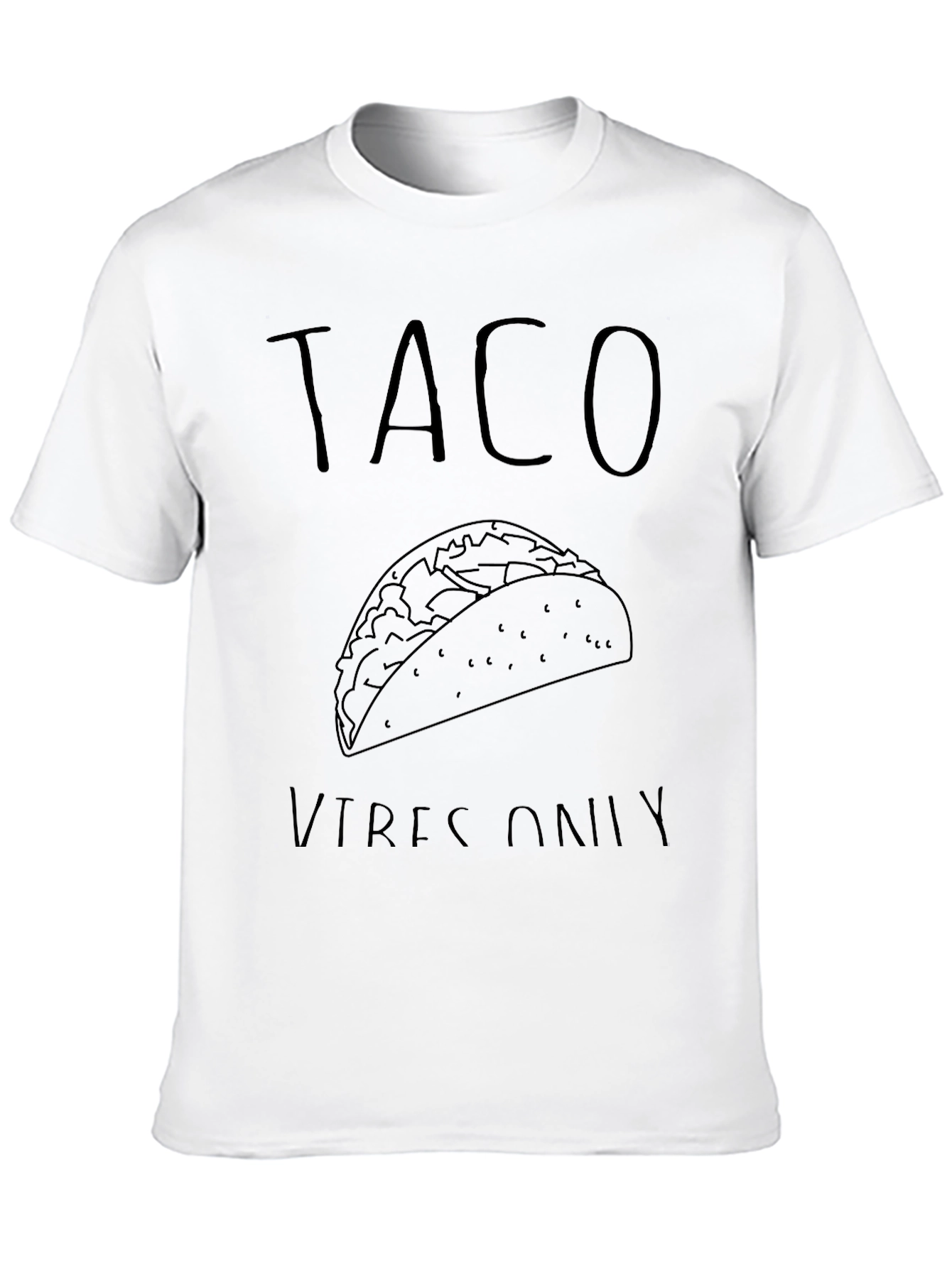 Taco Vibes Only Graphic Tee - Black