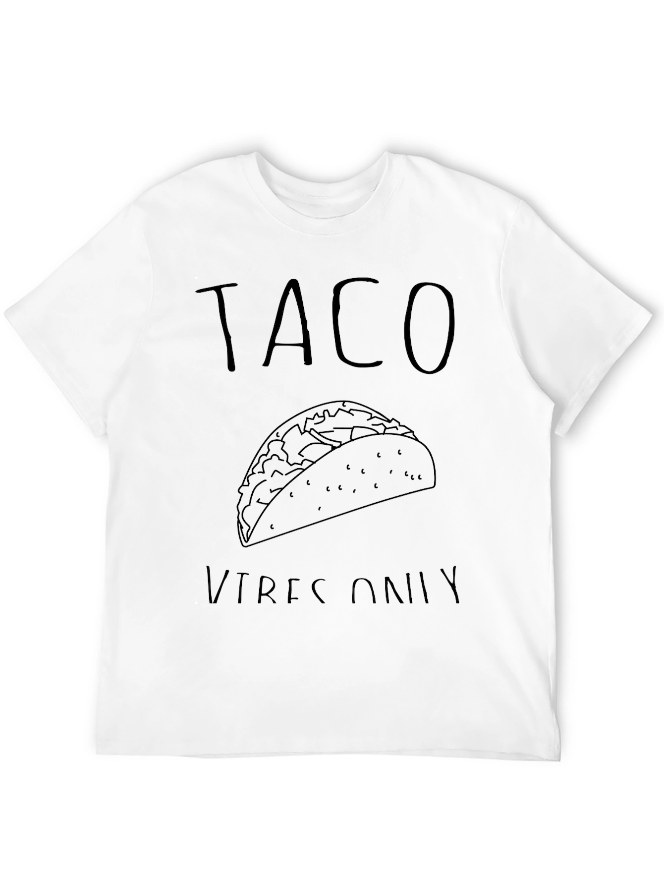 Taco Vibes Only Graphic Tee - Black