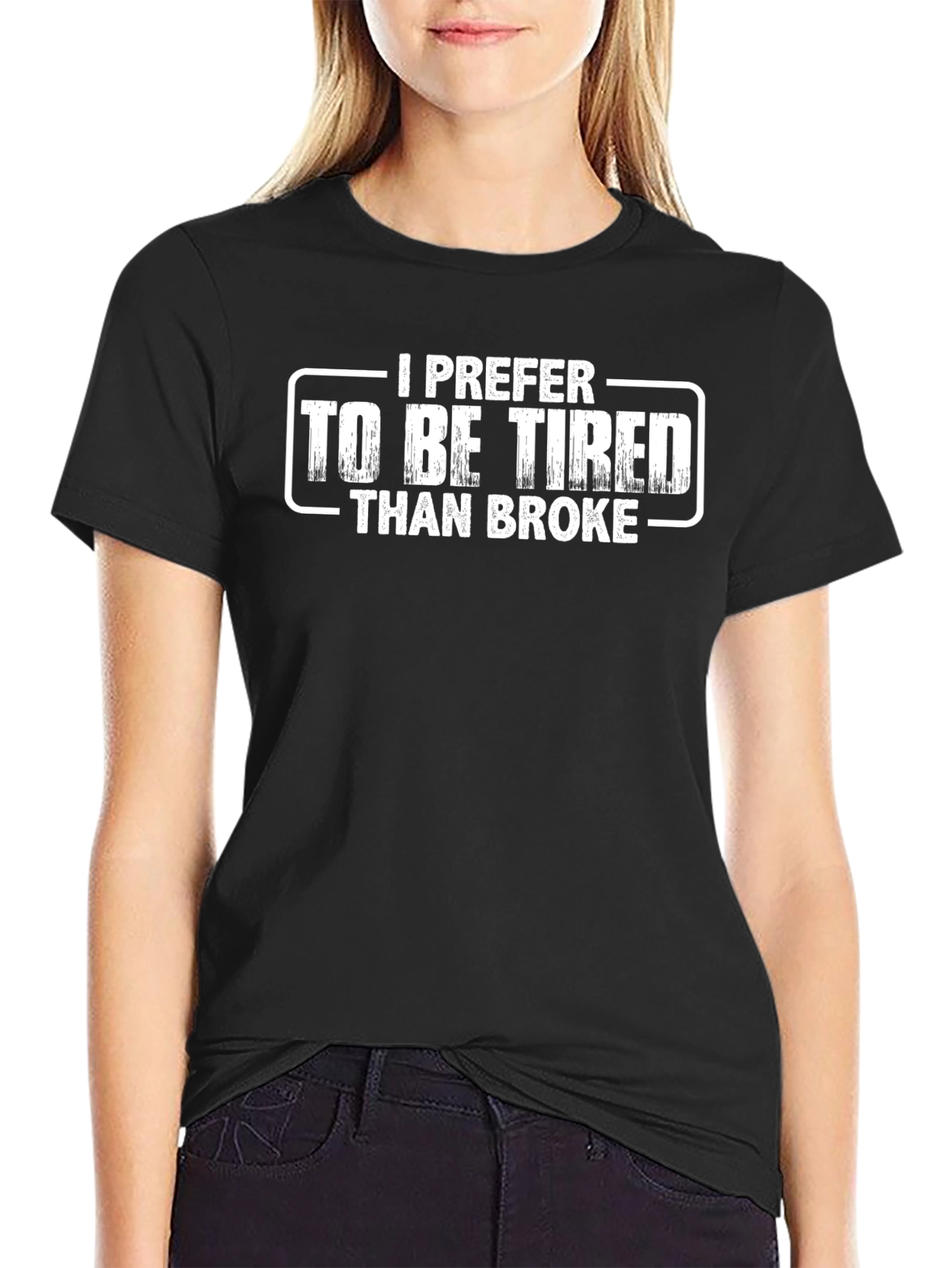 Tired Than Broke Graphic Tee