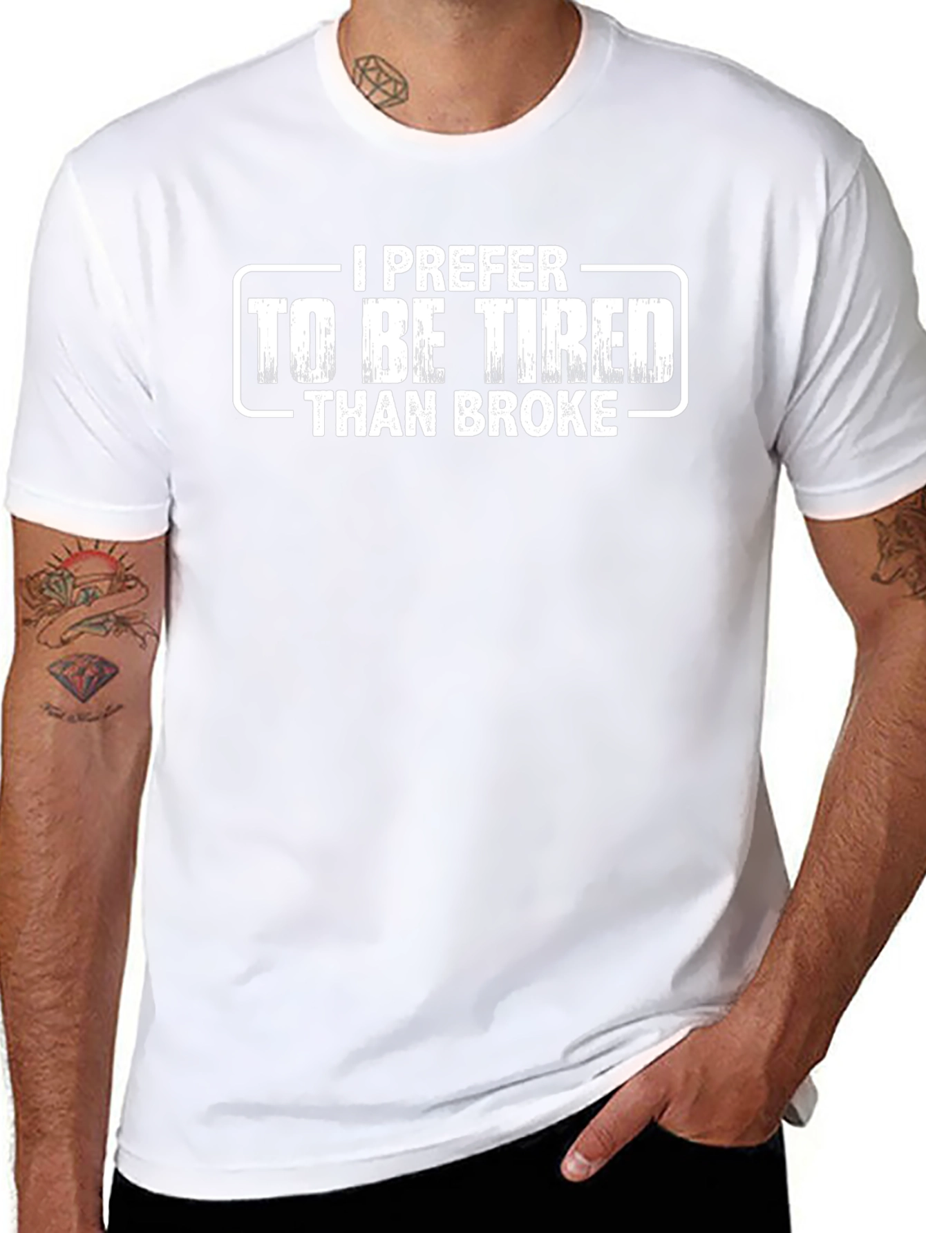 Tired Than Broke Graphic Tee