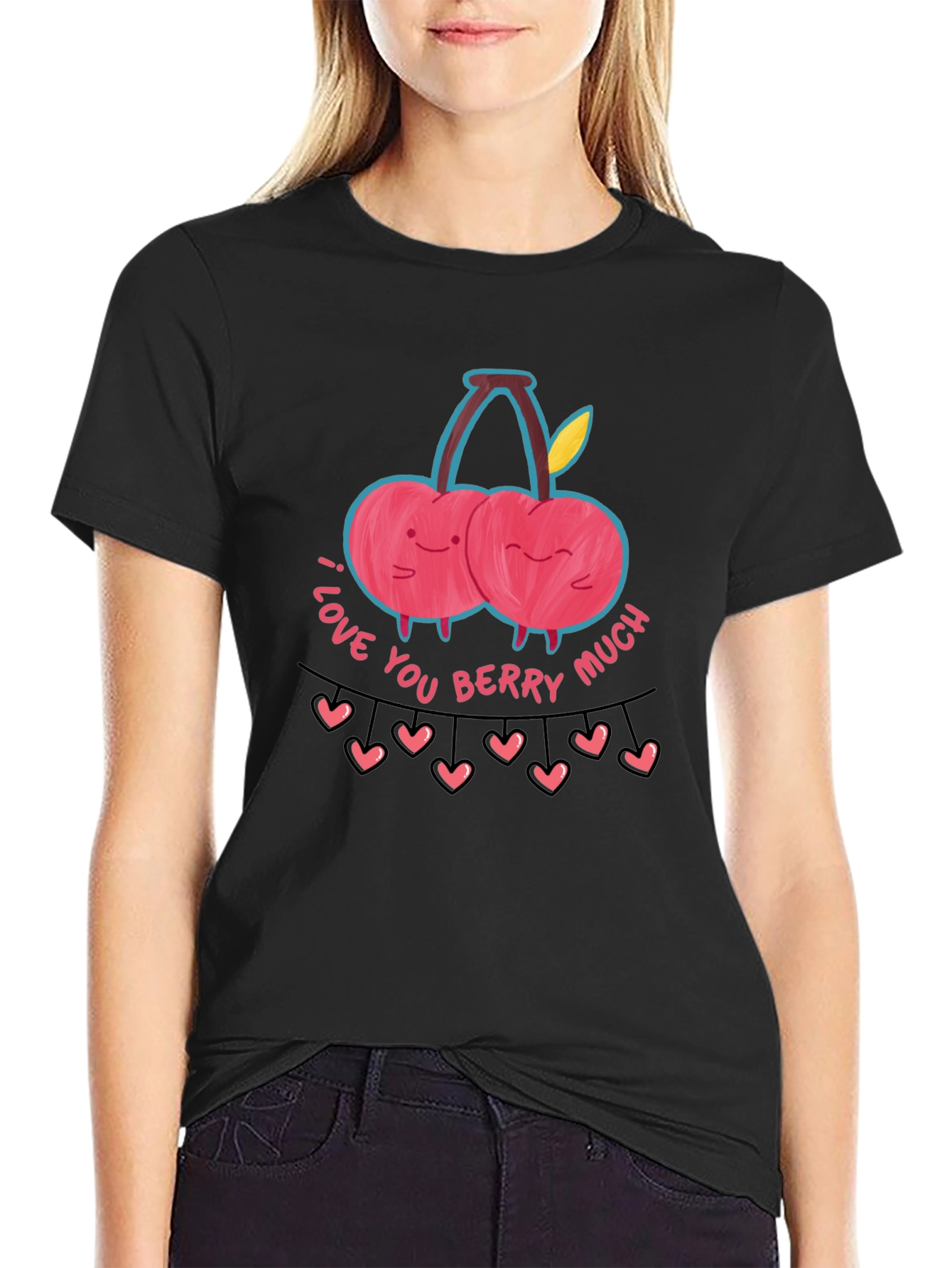 I Love You Berry Much Graphic Tee